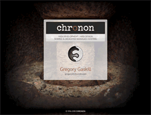 Tablet Screenshot of chronon.com